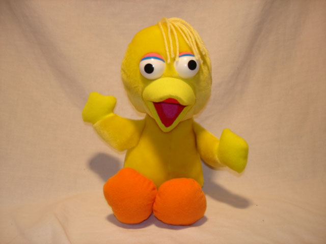 Knockoff Big Bird doll. Found on the web.