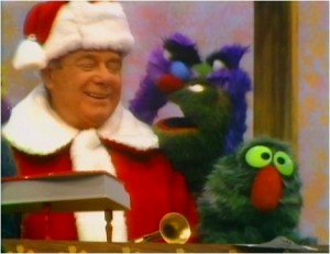 Even Arthur Godfrey laughs at green Grover!