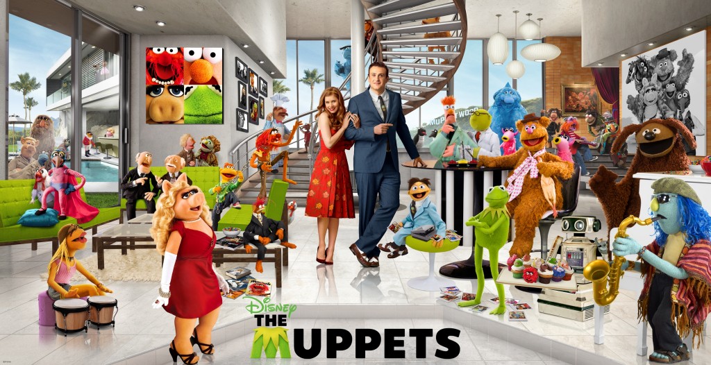 A “Muppets” Standee!  A New “Muppets” Poster!