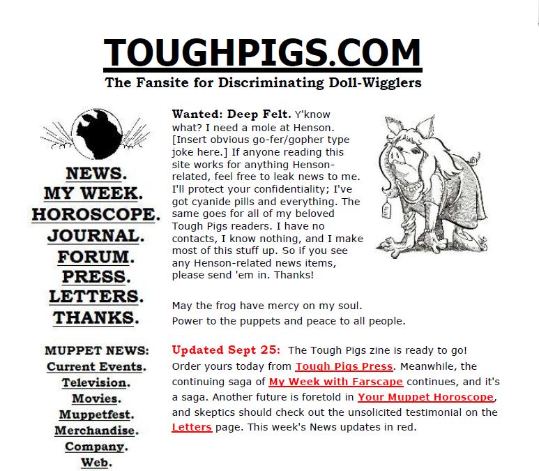 A Brief(ish) History of Tough Pigs, Part 1