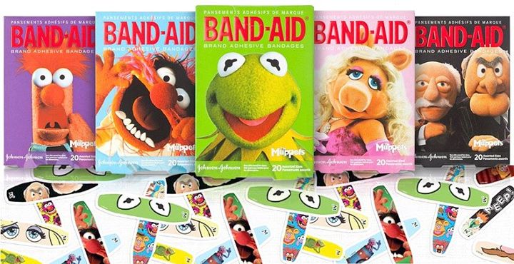 Ouch!  Muppet Band-Aids