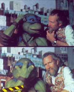 Brian Henson and Kevin Clash in Turtle Doc