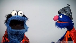 Grover and Cookie Monster Try Out for Avengers, Fight Daleks