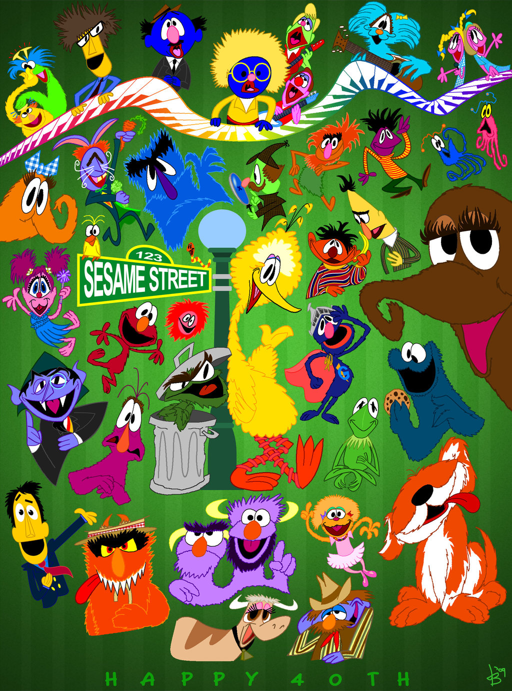 Forty_Furry_Years_of_Sesame_St_by_JonnyBCartoonMan | ToughPigs