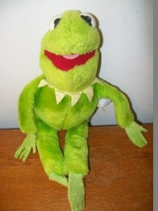 Kermit plush, submitted by James Whitehead