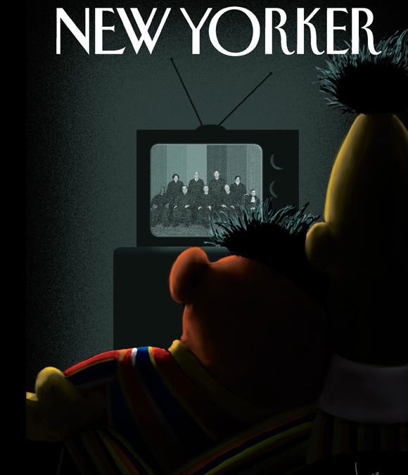 Bert and Ernie are Out on New Yorker Cover