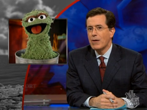 VCR Alert: Stephen Colbert to Spar with Oscar and Big Bird