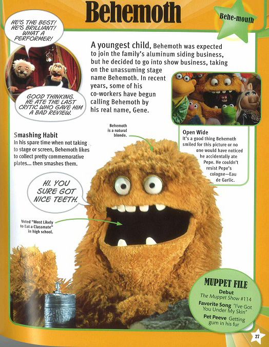 Behemoth Muppets Encyclopedia