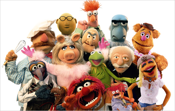 A gaggle of Muppets