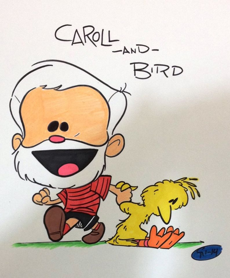caroll with bird
