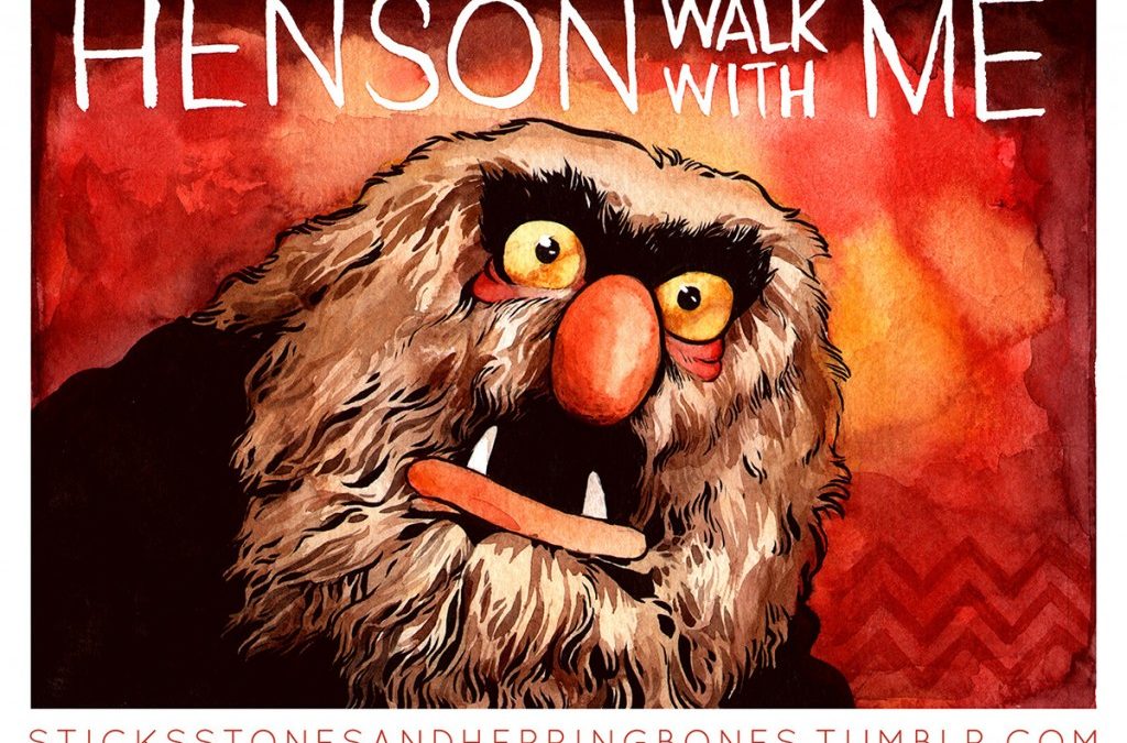 ToughPigs Art: Muppets / Twin Peaks Mash-ups