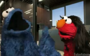 Watch Elmo and Cookie Monster Goof on Current TV Shows