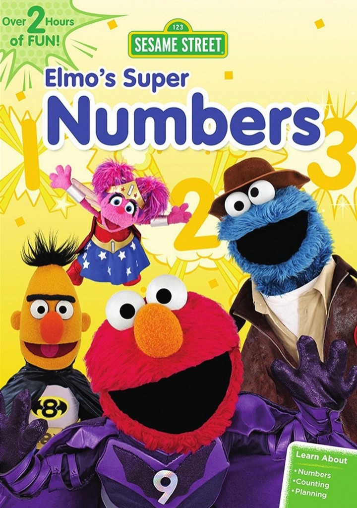 Elmo's Super Numbers DVD cover