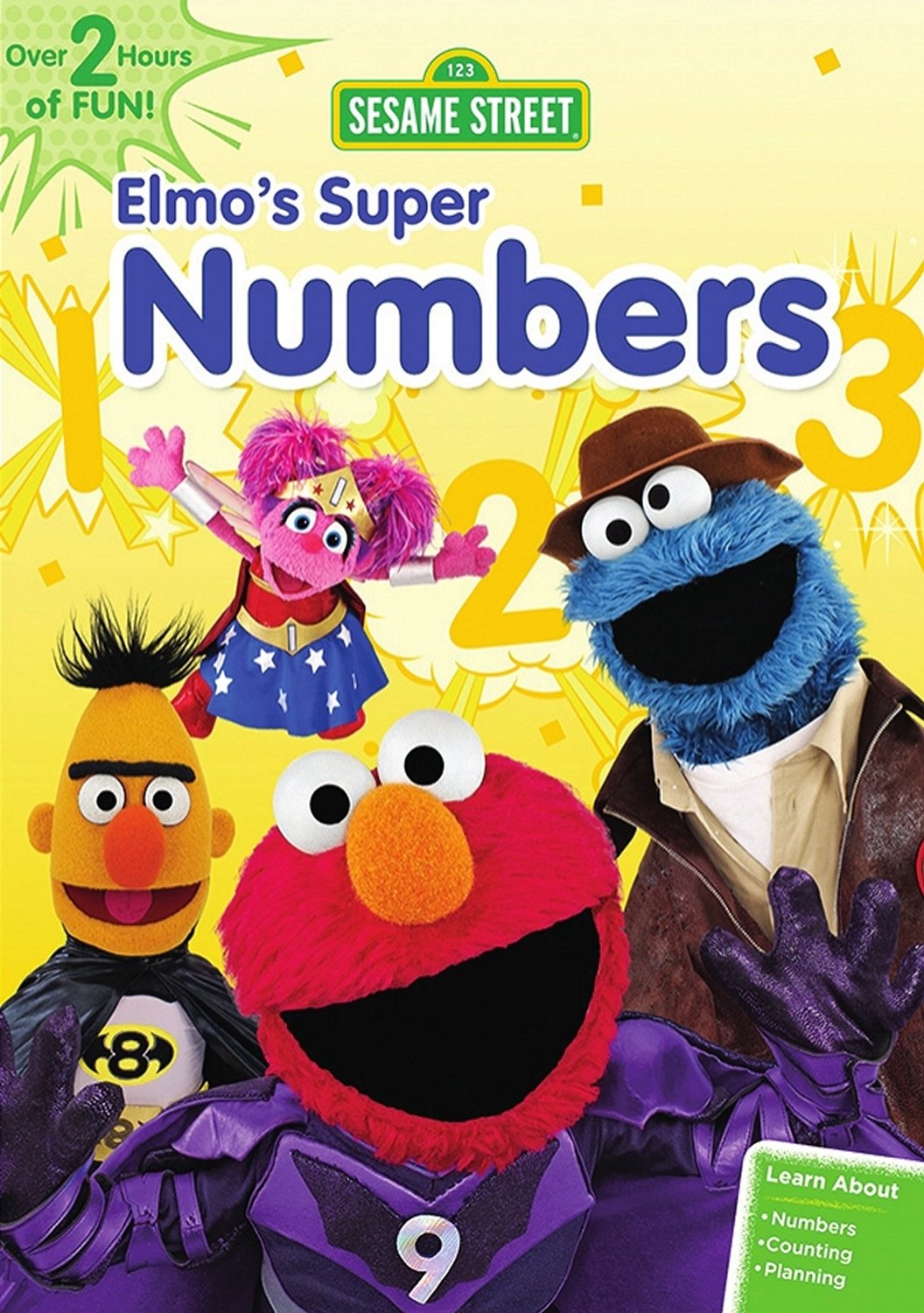 Sesame Street Learning to Share / Learning About Numbers (dvd)