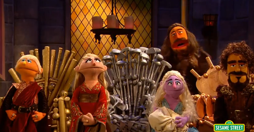 Sesame Street Nails Game of Thrones Spoof