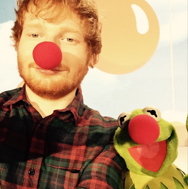 Kermit and Ed Sheeran to Celebrate Red Nose Day