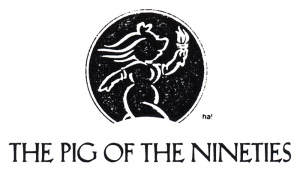 Pig of the Nineties logo