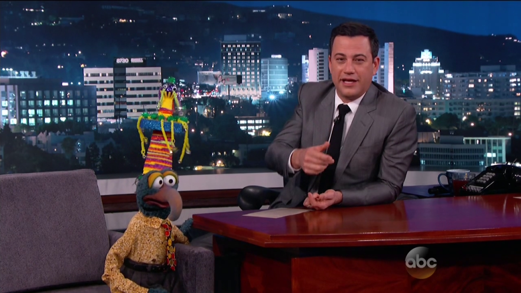 VCR Alert: Kermit and Piggy on Jimmy Kimmel Live