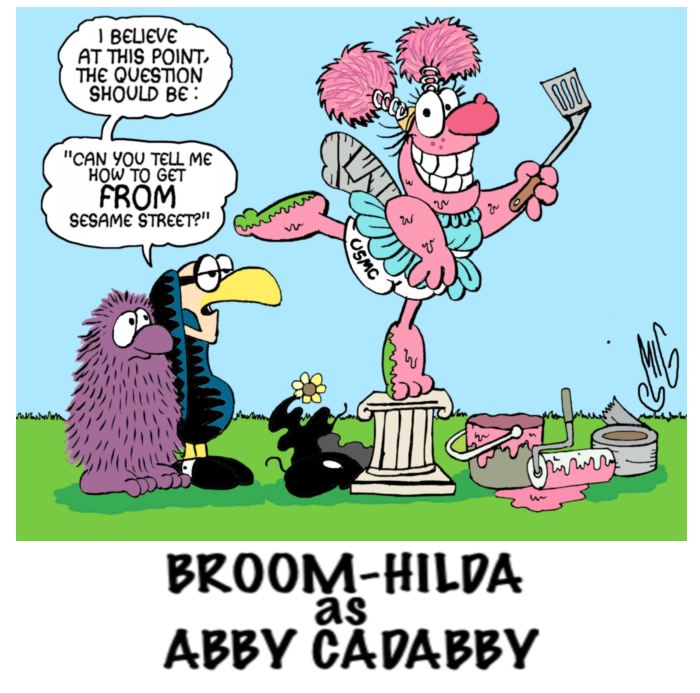 Smig - Broom Hilda as Abby