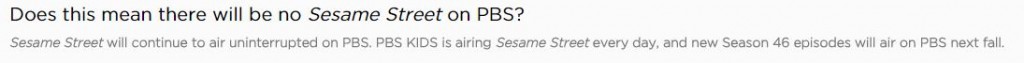 HBO FAQ Sesame Street on PBS