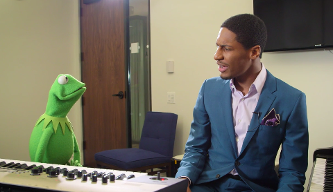 Watch Kermit Tickle the Ivories with The Late Show’s Jon Batiste