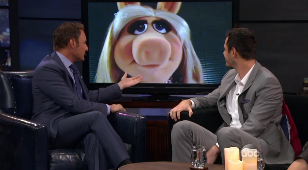 Miss Piggy Gets Sick with The Bachelor