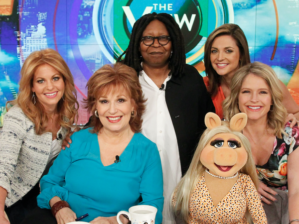 Miss Piggy Gabs With the Ladies of The View