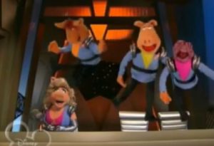 Muppets Tonight Pigs in Space Deep Dish Nine no gravity