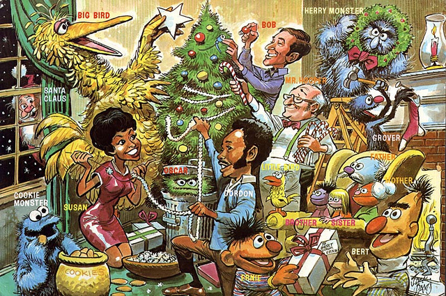 Sesame Street Christmas by Jack Davis