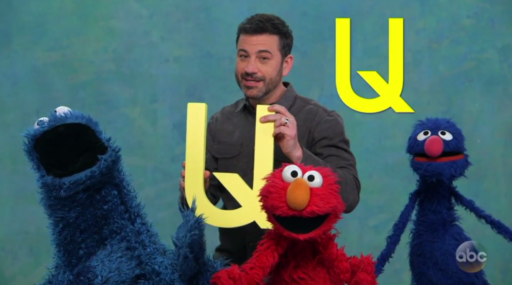 Sesame Street is Brought to You by Jimmy Kimmel and the Letter Yook