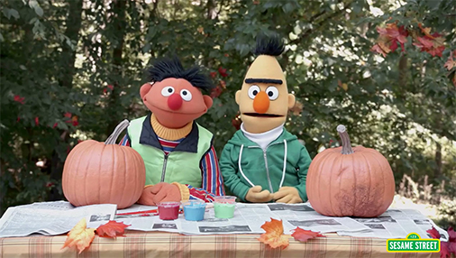 Backyard with Bert: Cheater Cheater Pumpkin Painter