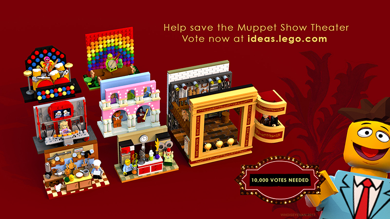 Help Make LEGO Muppets and Labyrinth a Reality