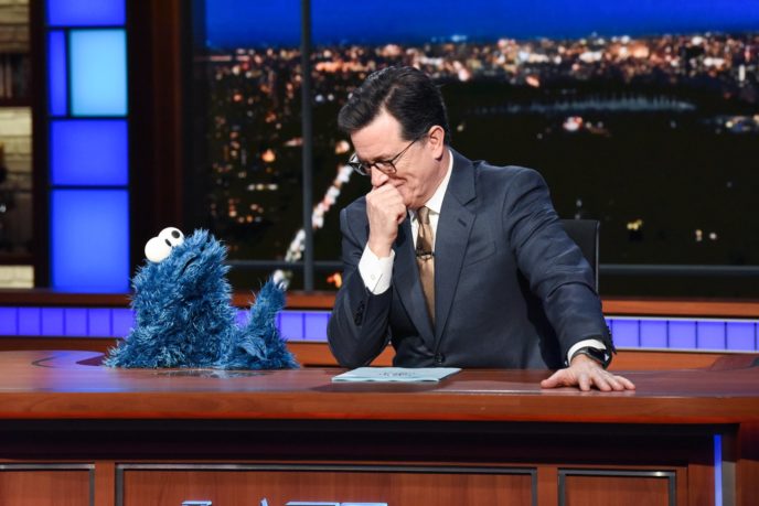 Cookie Monster Confesses with Stephen Colbert
