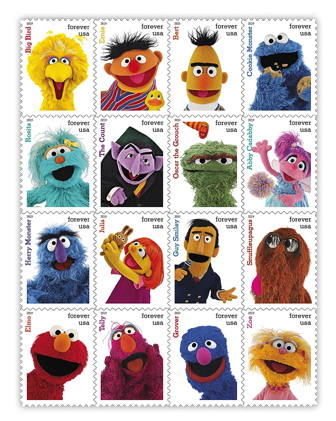 Lick a Muppet: Sesame Street Stamps Coming Soon