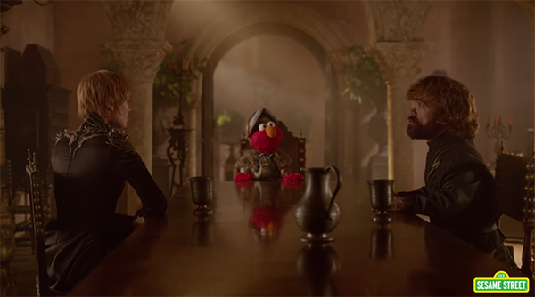 Sesame Street Goes to Westeros, Westworld, and Common’s Recording Studio