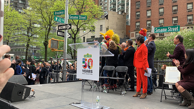 VIDEO INTERVIEW: NYC’s New Sesame Street with Cookie Monster