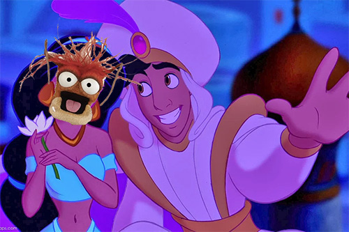 Watch Pepe the King Prawn and Goofy Sing “A Whole New World”