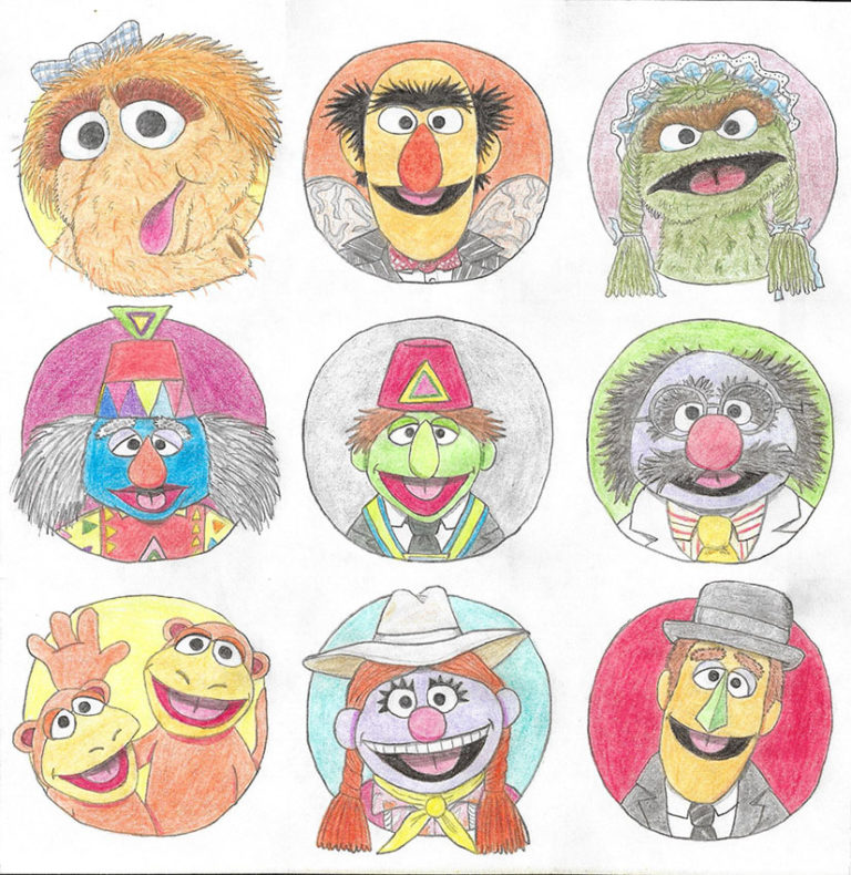 ToughPigs Art: Tony's Whitaker Draws Every Sesame Street Character ...