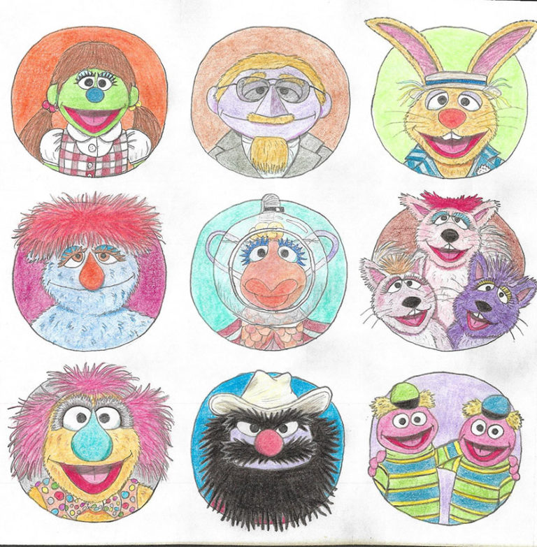 ToughPigs Art: Tony's Whitaker Draws Every Sesame Street Character ...