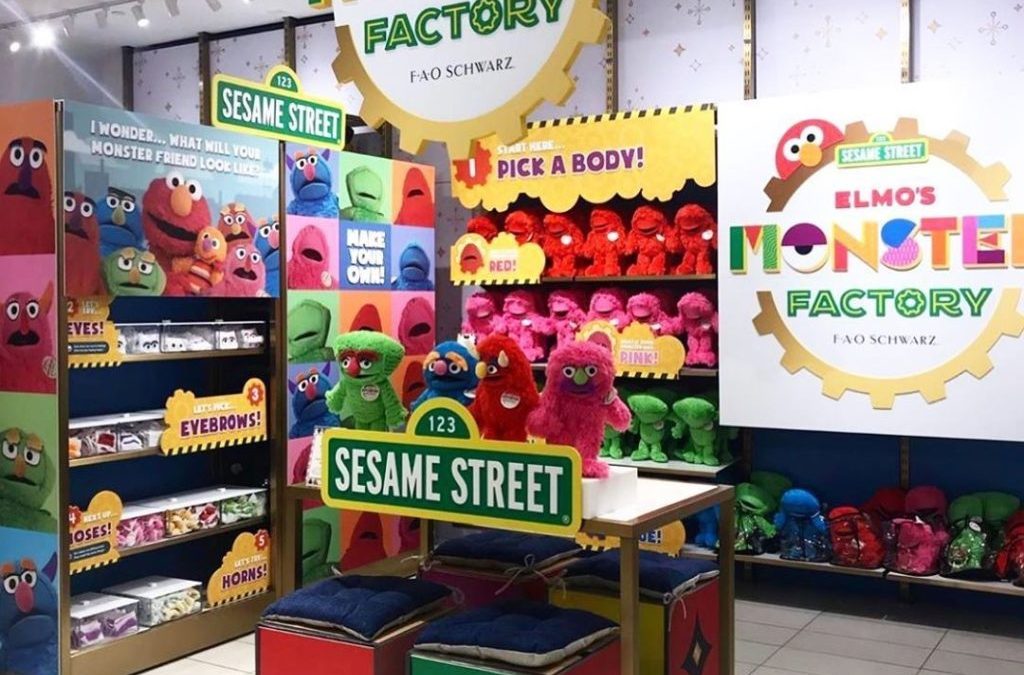 Elmo’s Monster Factory Opens at FAO Schwarz