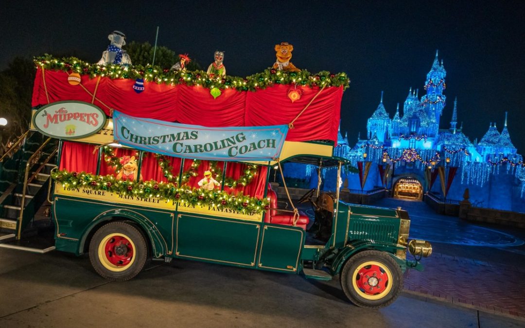 The Muppets’ Christmas Caroling Coach Arrives at Disneyland