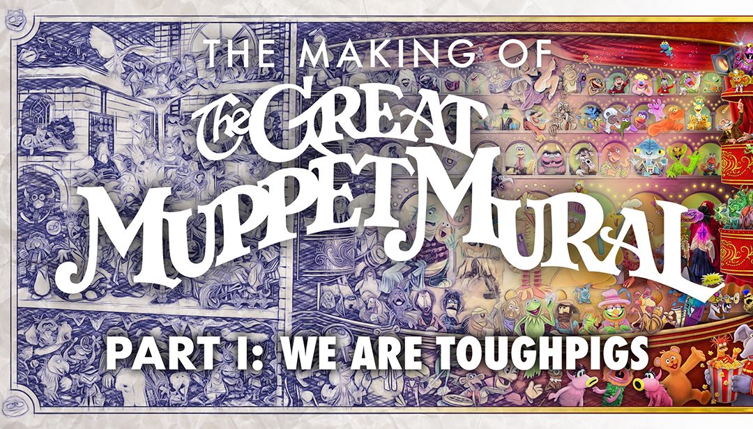 The Making of the Great Muppet Mural, part 1