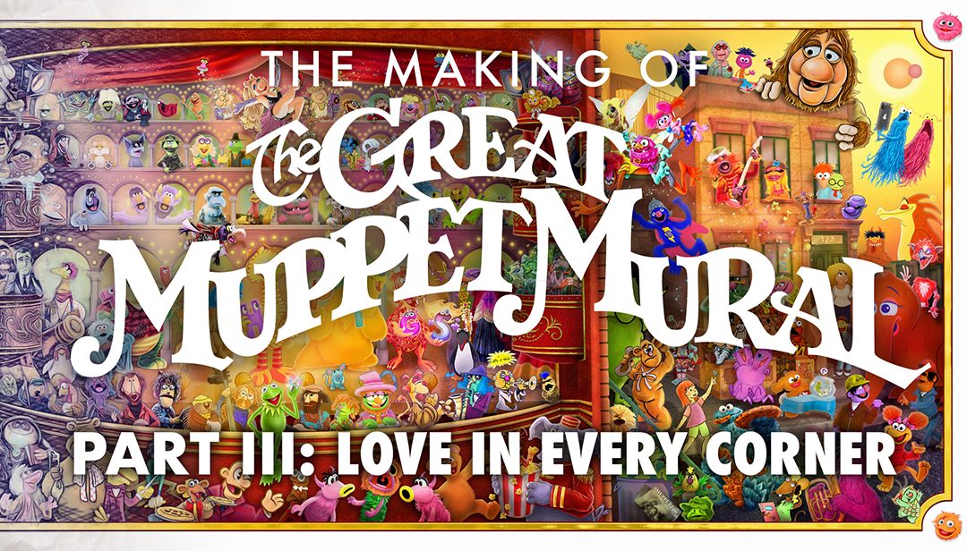 The Making of the Great Muppet Mural, part 3