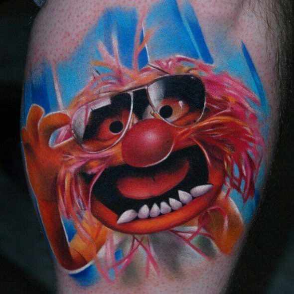 Animal from The Muppets by Cecil Porter TattooNOW