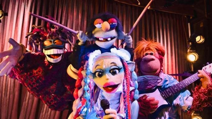 A Henson Puppet Pop Band Is Performing with Coldplay