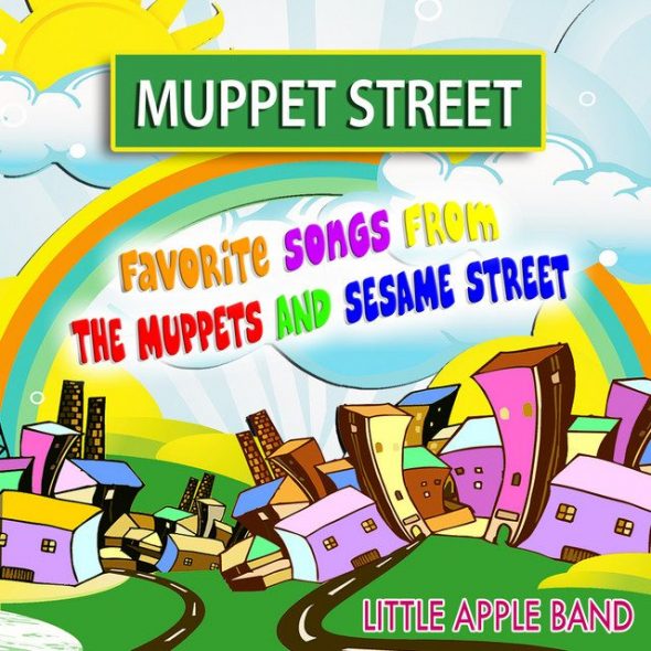 Album cover art for the album 'Muppet Street' by Little Apple Band.