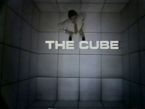 Title card for 'The Cube'.