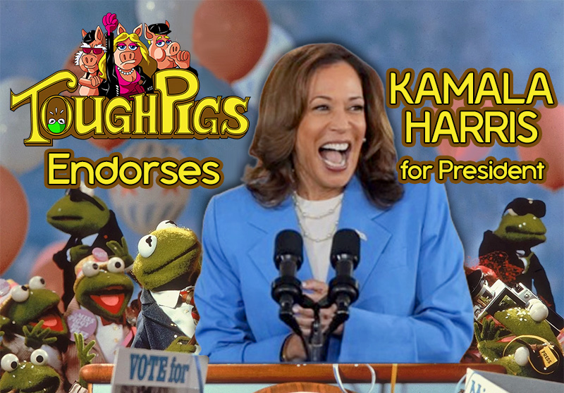 Muppet Fan Site ToughPigs.com Endorses Kamala Harris