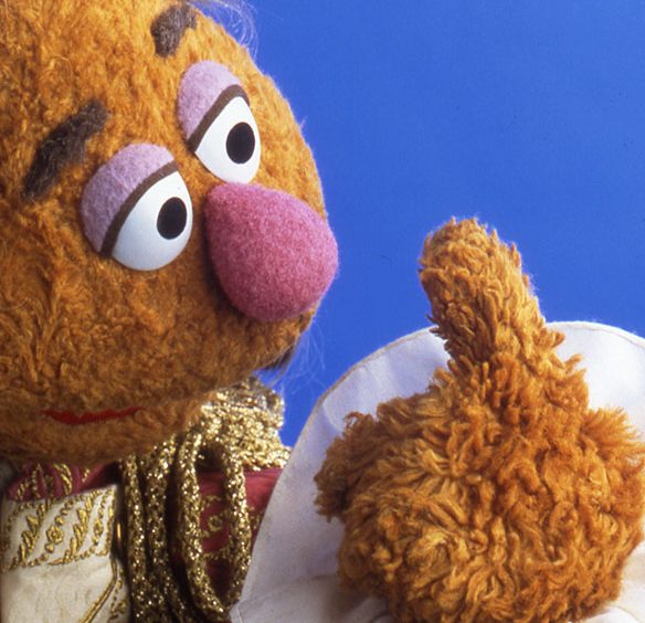 Mr. Bimbo, or at least the finger of Fozzie Bear as Squire Trelawney, from Muppet Treasure Island.