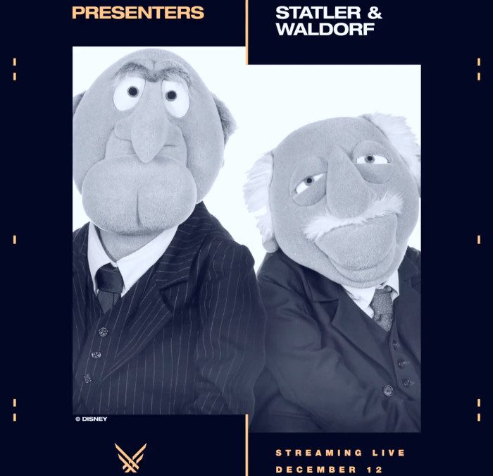 Statler and Waldorf to Appear at The Game Awards